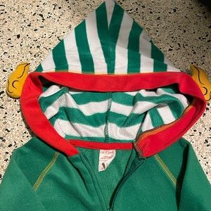 Cat and Jack Christmas Elf One-piece PJ *size 14*